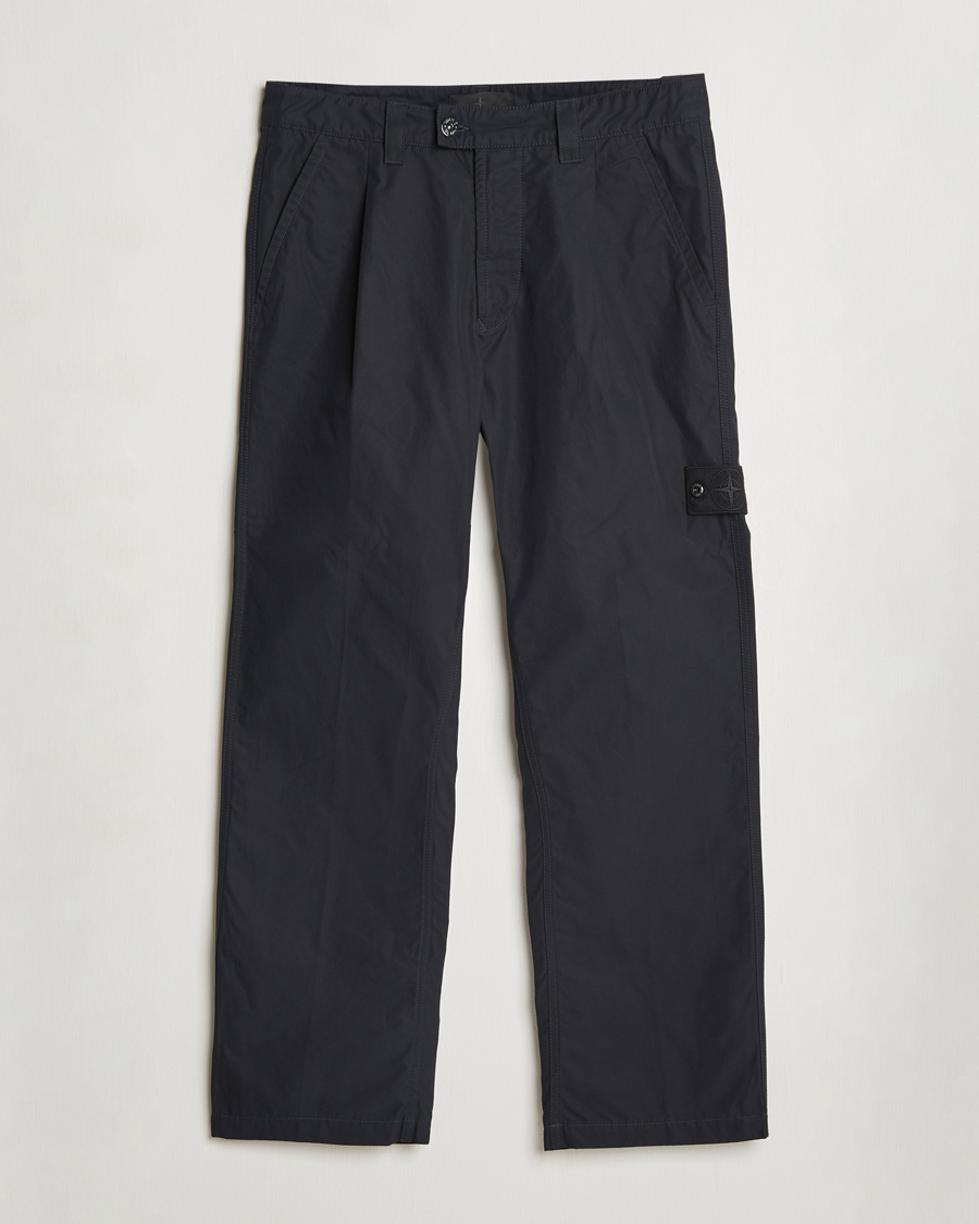 Heren | Broeken | Stone Island | Ghost Cotton Ventile Pants Black