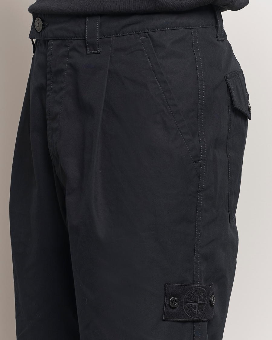 Heren | Broeken | Stone Island | Ghost Cotton Ventile Pants Black