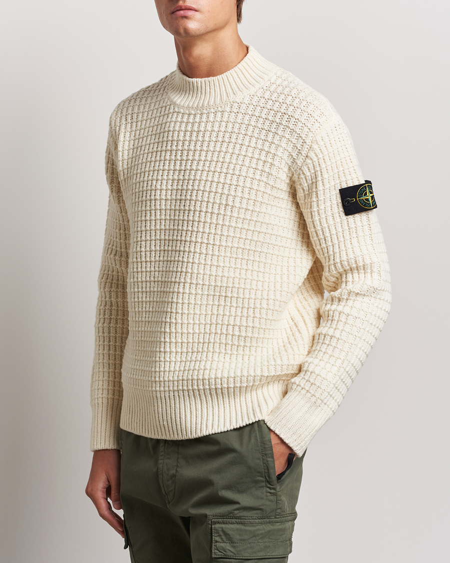 Mock neck sweater heren online