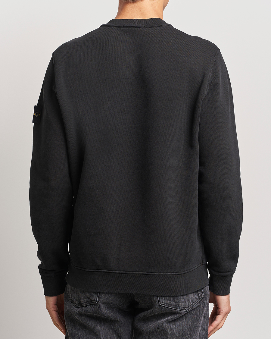 Heren | Truien | Stone Island | Old Dyed Cotton Sweatshirt Black