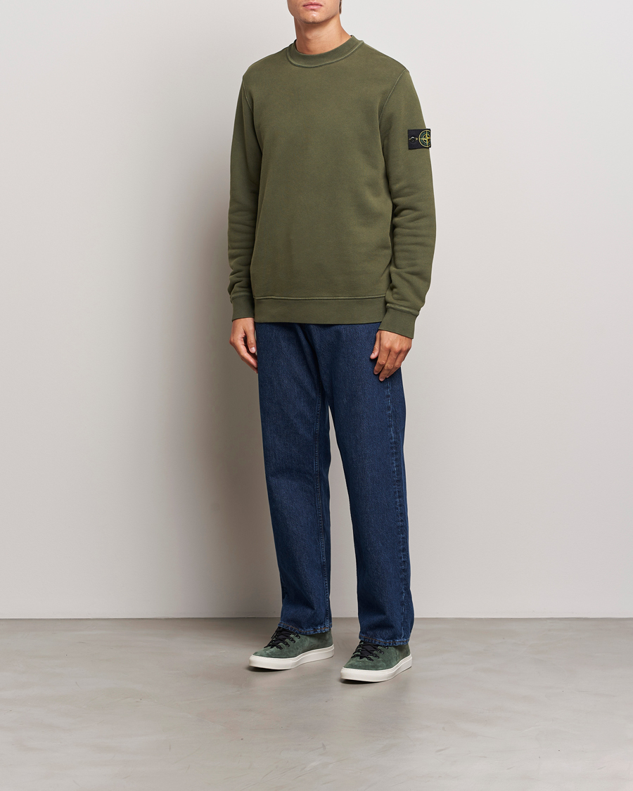 Heren | Truien | Stone Island | Old Dyed Cotton Sweatshirt Musk