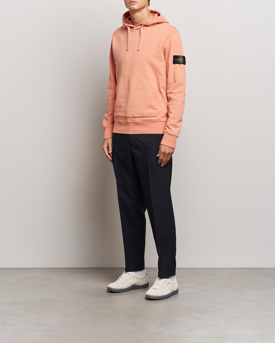 Heren | Truien | Stone Island | Garment Dyed Fleece Hood Orange
