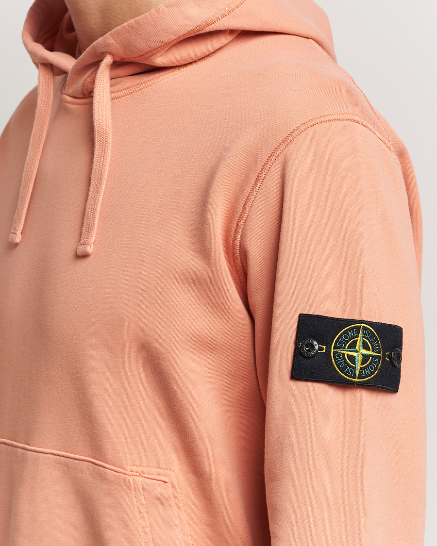 Heren | Truien | Stone Island | Garment Dyed Fleece Hood Orange