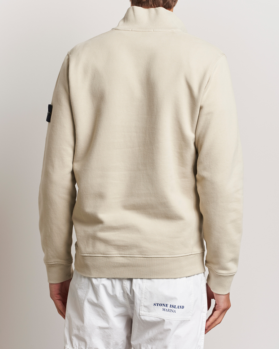 Heren | Truien | Stone Island | Garment Dyed Fleece Half Zip Plaster