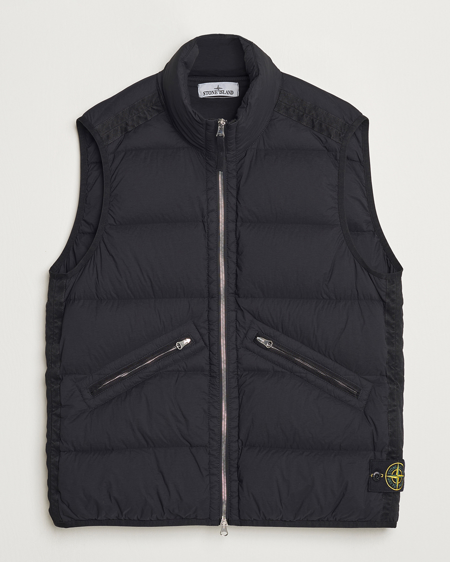 Heren | Jassen | Stone Island | Nylon Down-TC Vest Black