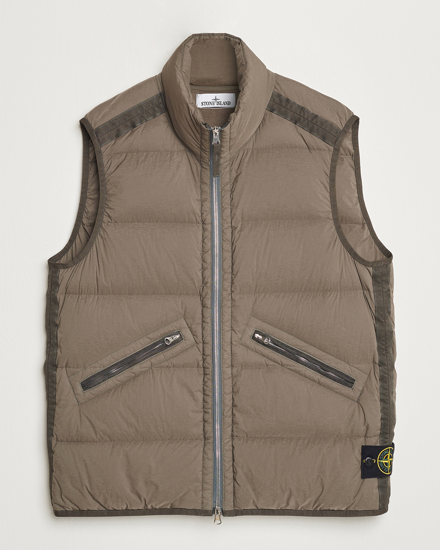 Heren | Jassen | Stone Island | Nylon Down-TC Vest Walnut