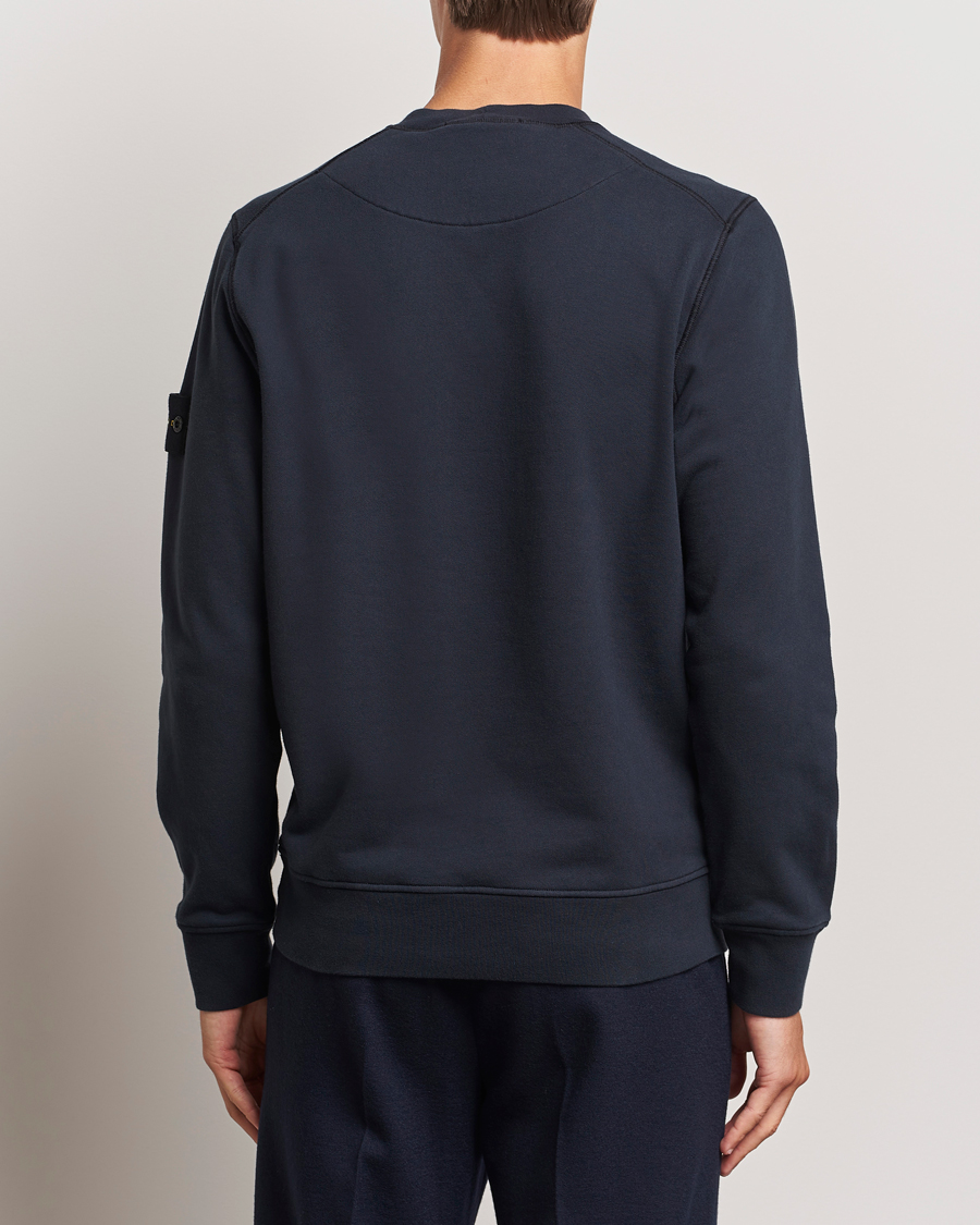Heren | Truien | Stone Island | Garment Dyed Fleece Sweatshirt Navy Blue