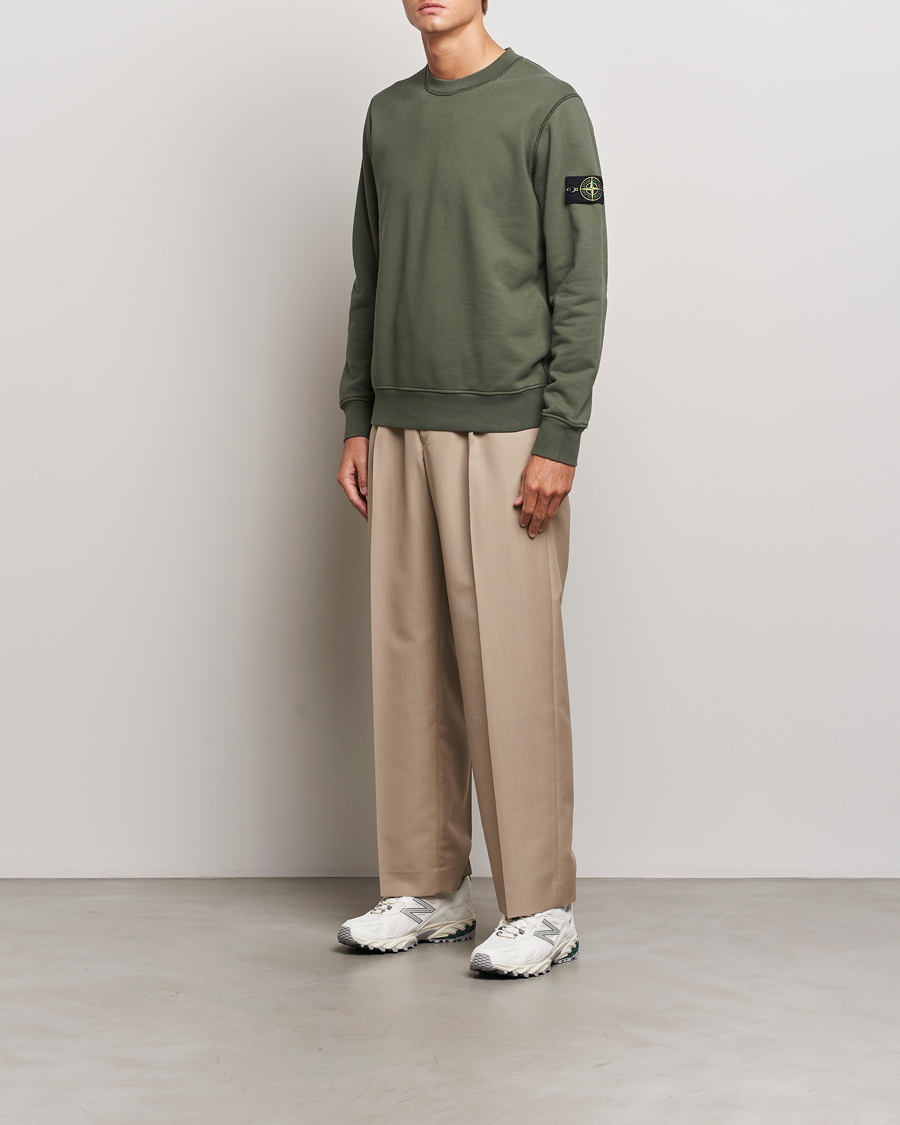 Heren | Truien | Stone Island | Garment Dyed Fleece Sweatshirt Musk