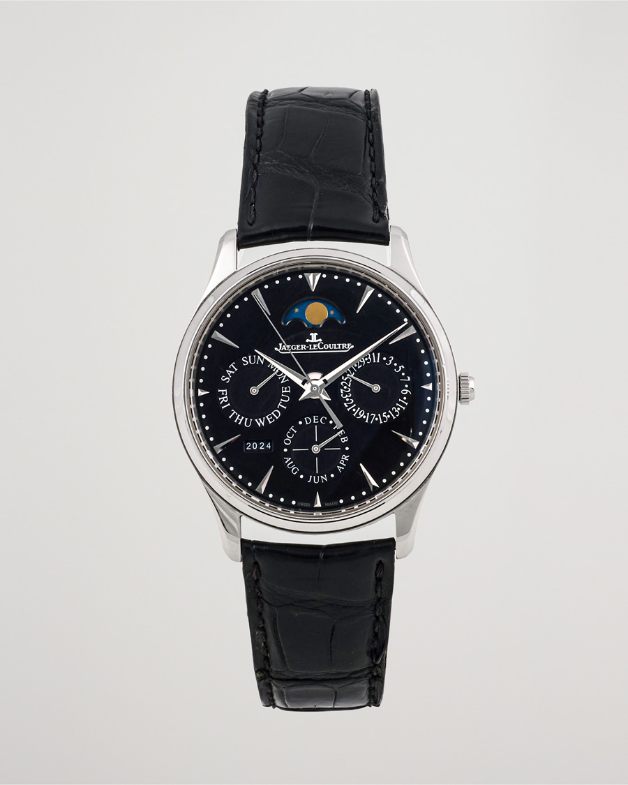 Heren | Jaeger-LeCoultre Pre-Owned Master Ultra Thin Perpetual Silver | Jaeger-LeCoultre Pre-Owned | Master Ultra Thin Perpetual Silver