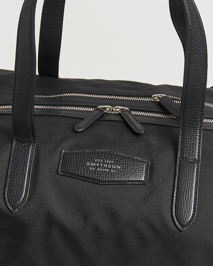 Heren | Tassen | Smythson | Canvas Norton Travel Bag Black