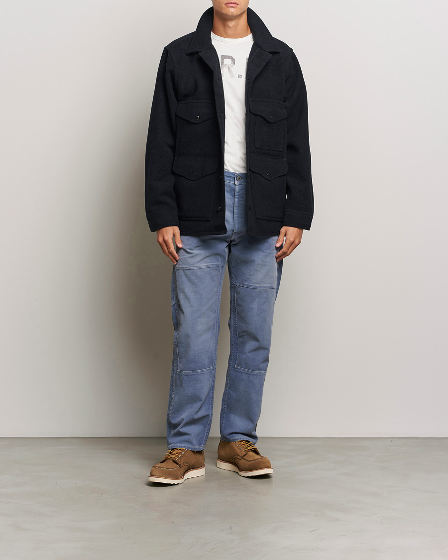 Heren | Jassen | Filson | Mackinaw Wool Cruiser Dark Navy