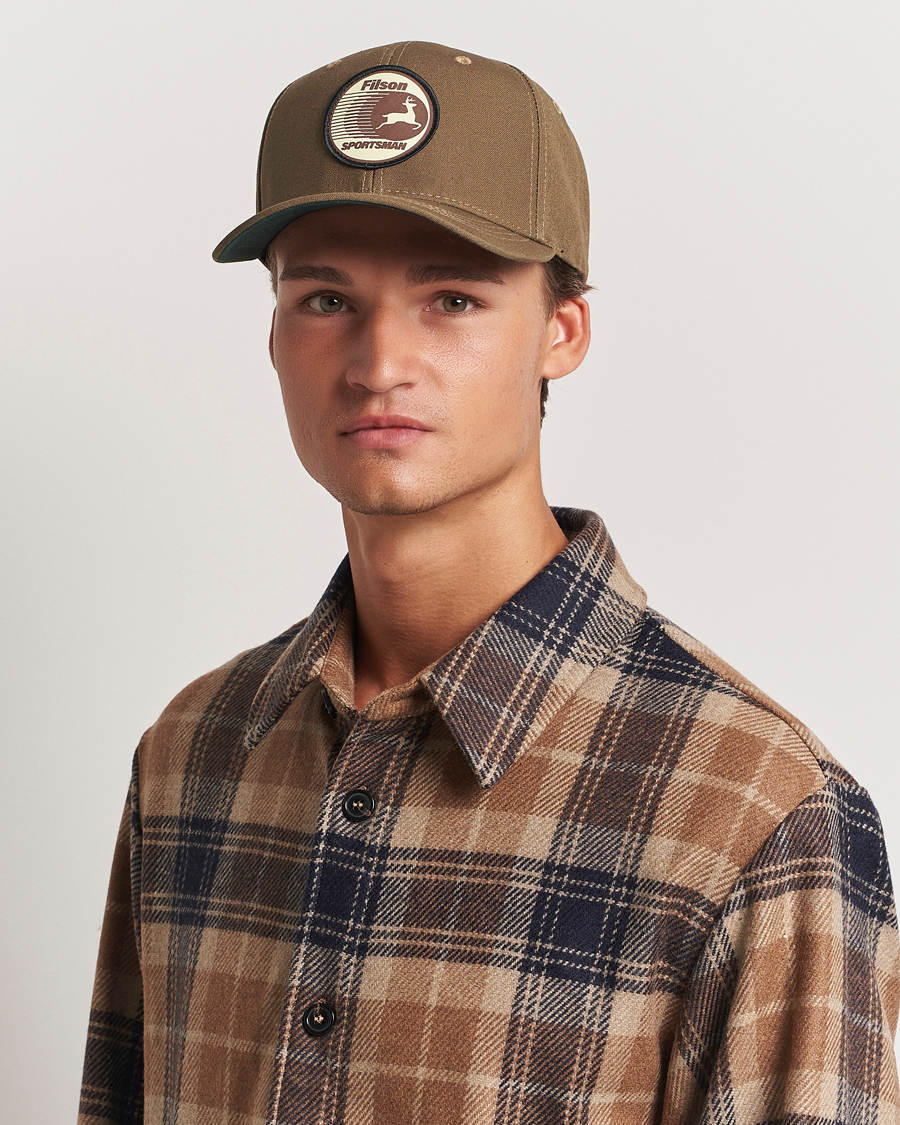 Heren | Filson Dry Tin Logger Cap Marsh Olive | Filson | Dry Tin Logger Cap Marsh Olive