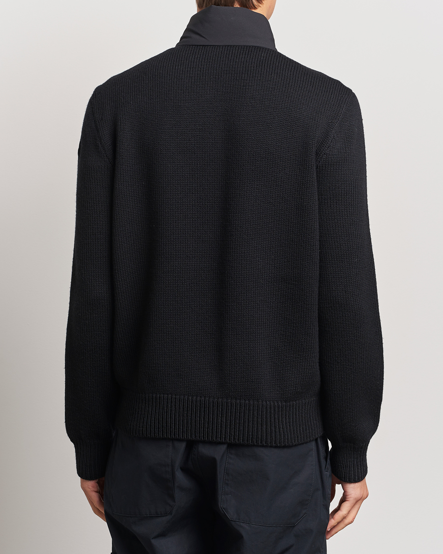 Heren | Jassen | Moncler | Hybrid Zip Cardigan Black
