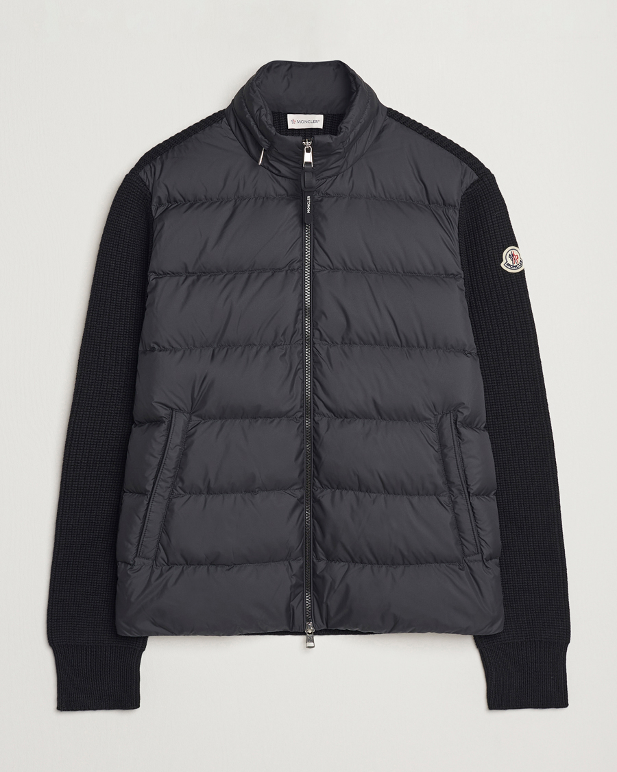 Heren | Jassen | Moncler | Padded Zip Cardigan Black
