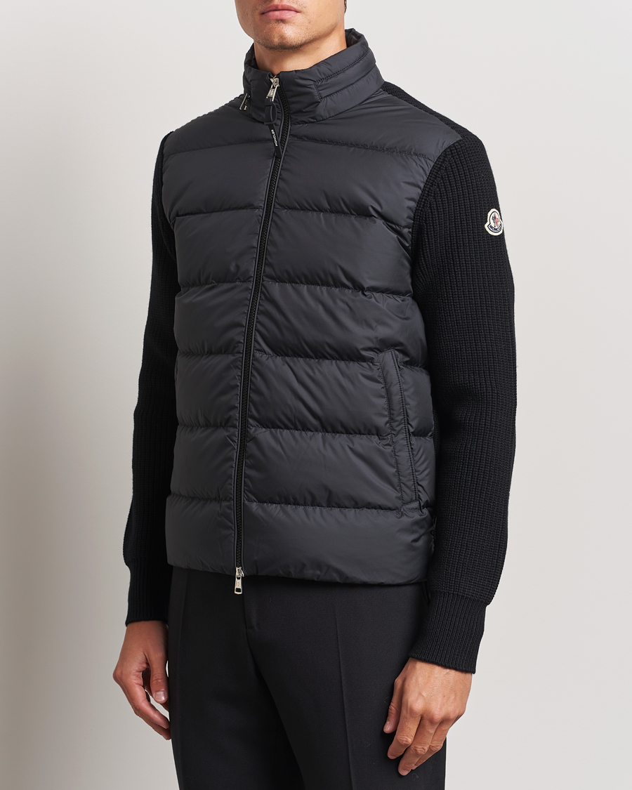 Heren | Jassen | Moncler | Padded Zip Cardigan Black