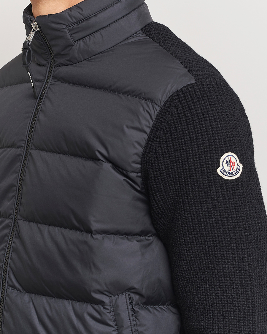 Heren | Jassen | Moncler | Padded Zip Cardigan Black