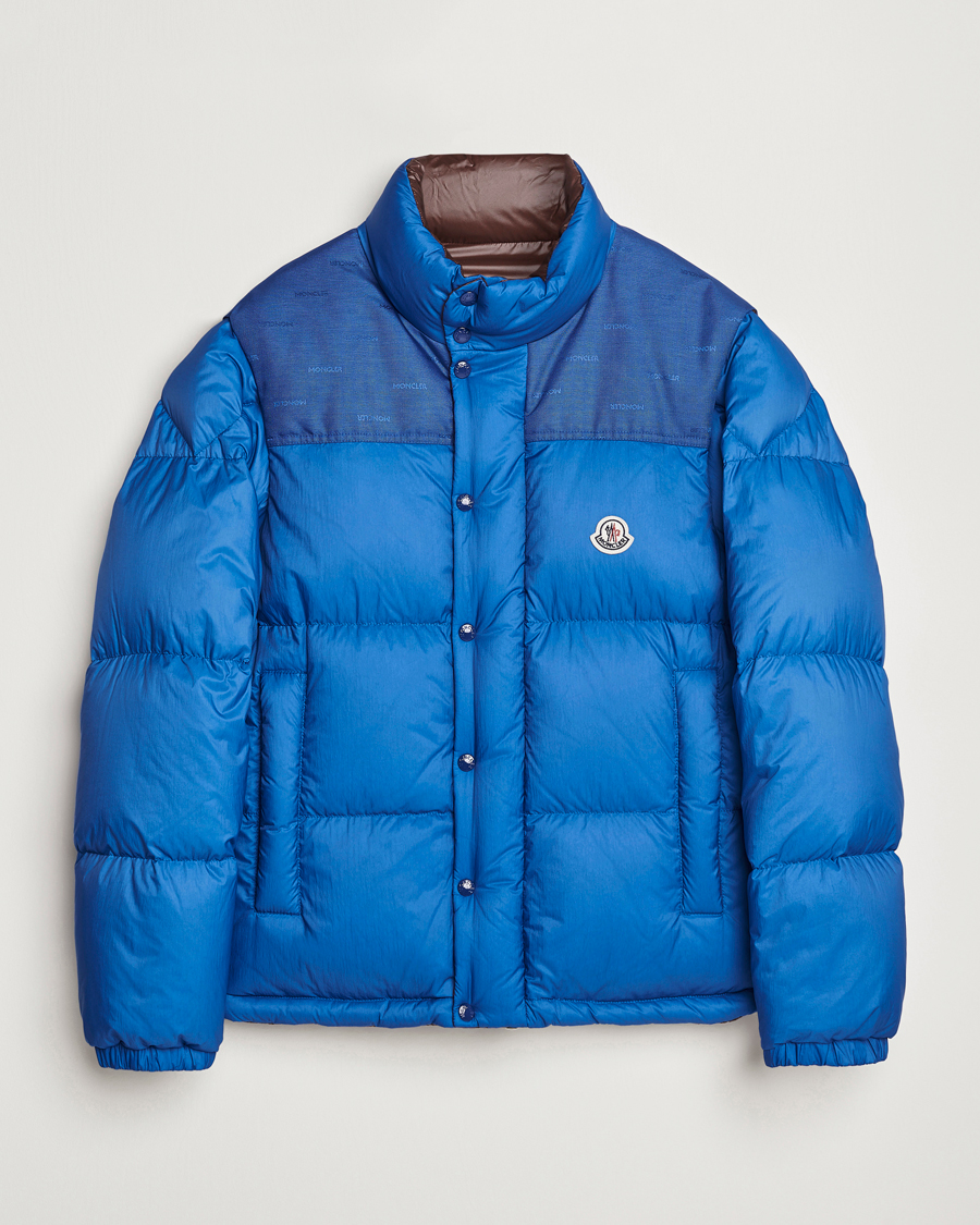 blue moncler coat