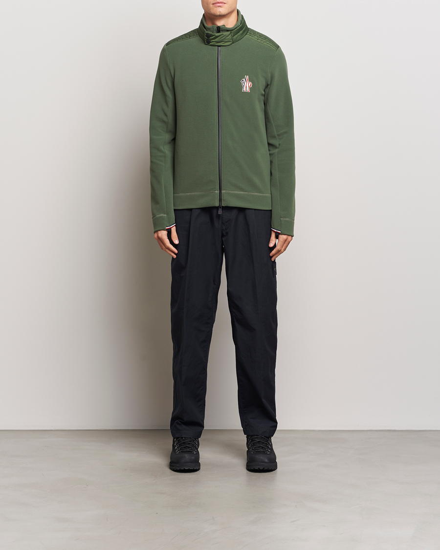 Heren | Truien | Moncler Grenoble | Fleece Full Zip Dark Olive