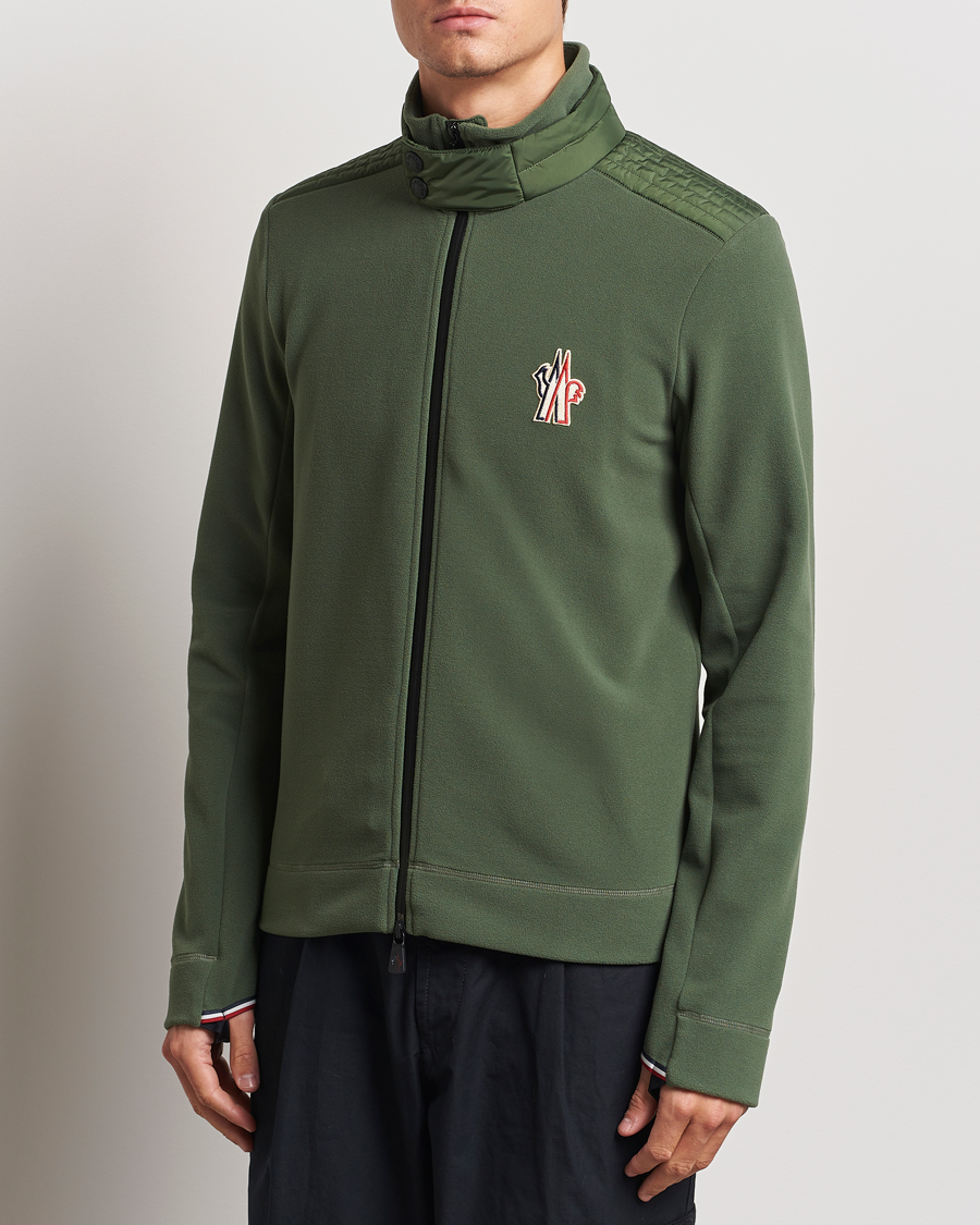 Heren | Truien | Moncler Grenoble | Fleece Full Zip Dark Olive