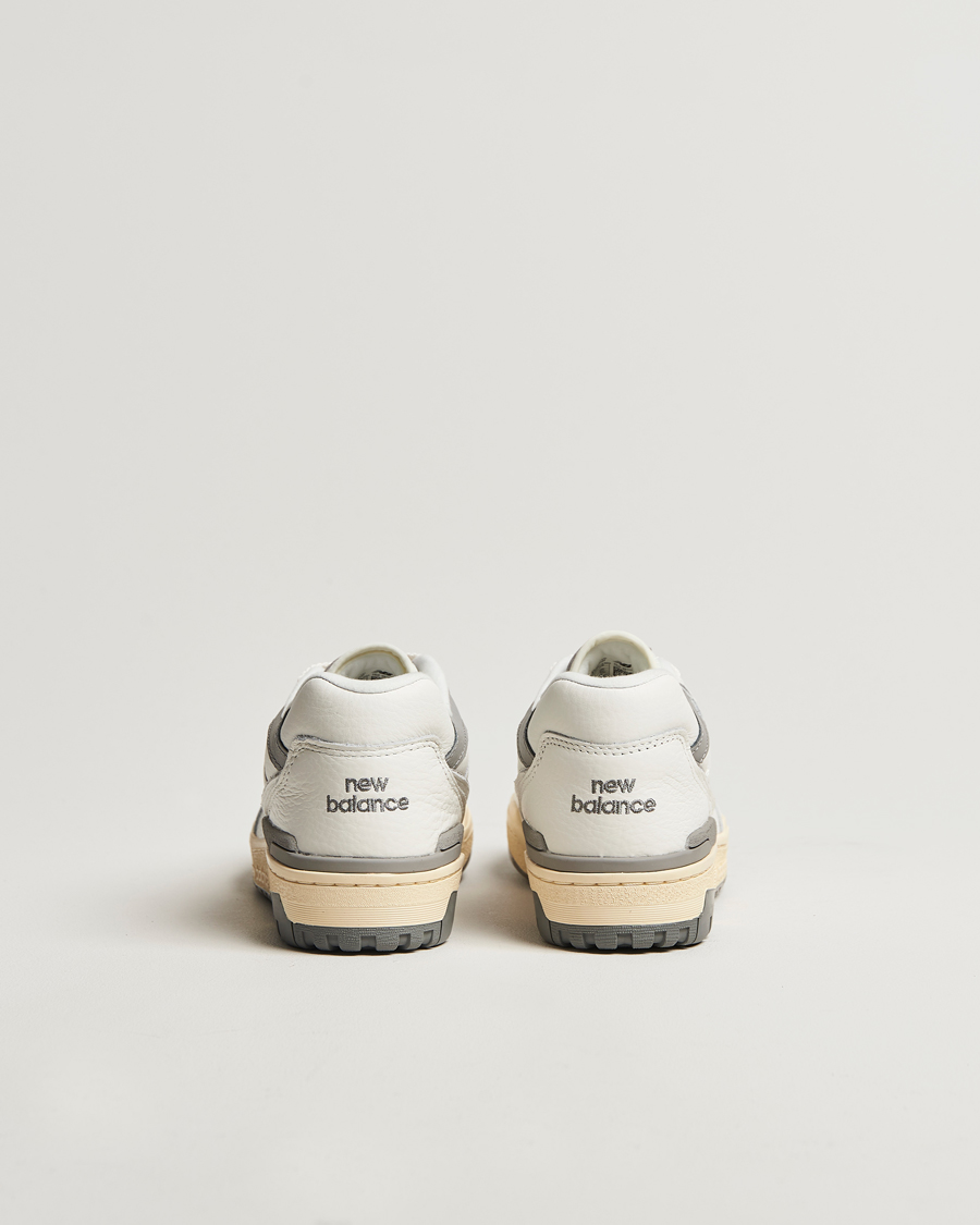 Heren | New Balance 550 Retro Tennis Sneakers White/Grey | New Balance | 550 Retro Tennis Sneakers White/Grey