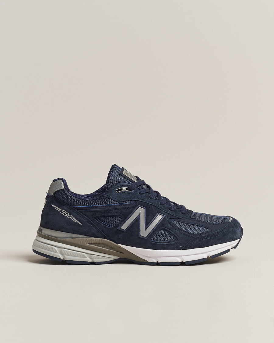 Heren | Sneakers | New Balance Made In US & UK | New Balance Made in USA 990v4 Sneakers Navy