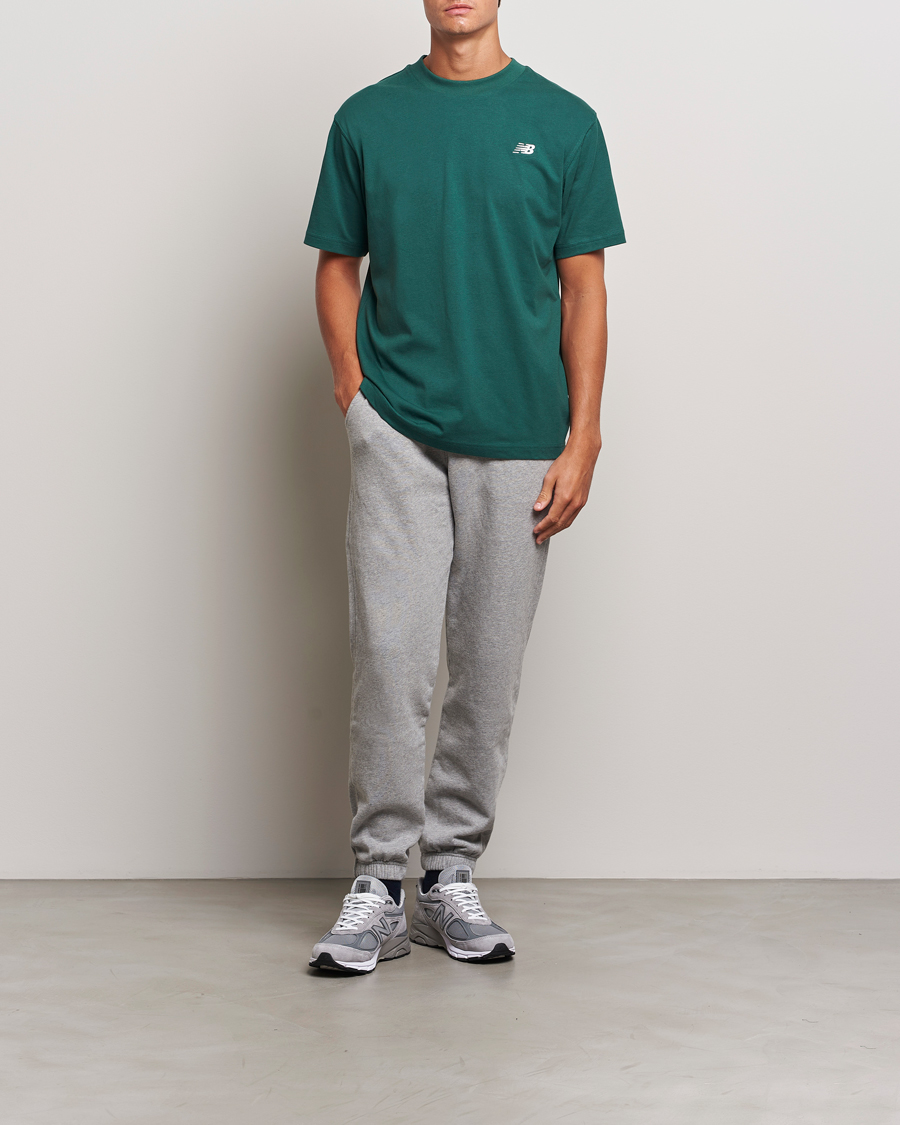 Heren | T-shirts | New Balance | Essentials T-Shirt Nightwatch Green