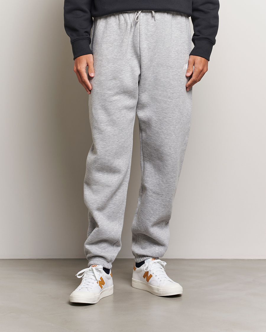 Heren | Broeken | New Balance | Essentials Fleece Sweatpants Athletic Grey