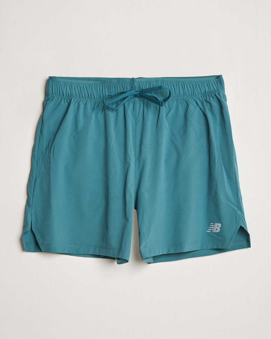 Heren | Korte broek | New Balance Running | Athletics 5 Run Shorts New Spruce
