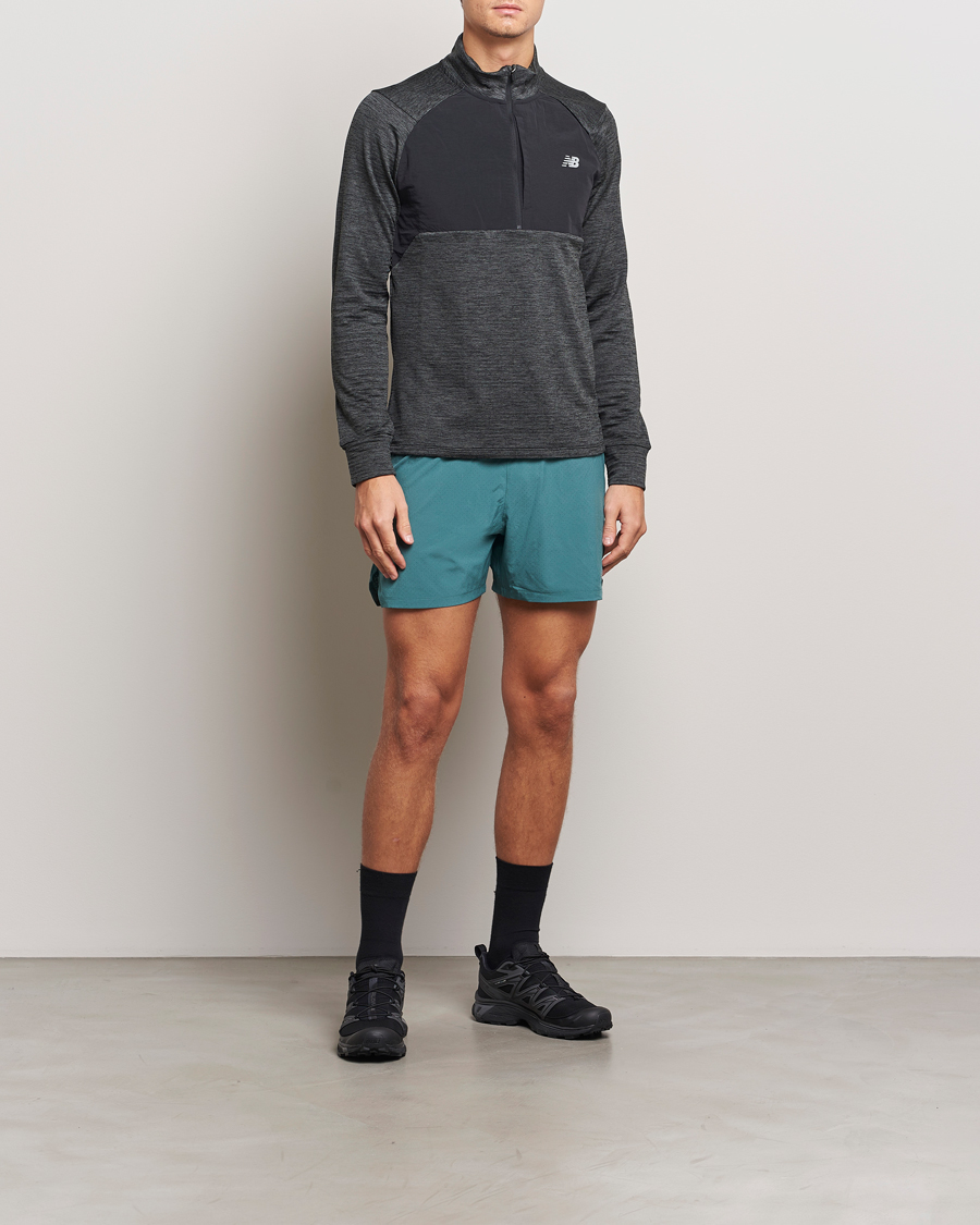 Heren | Korte broek | New Balance Running | Athletics 5 Run Shorts New Spruce