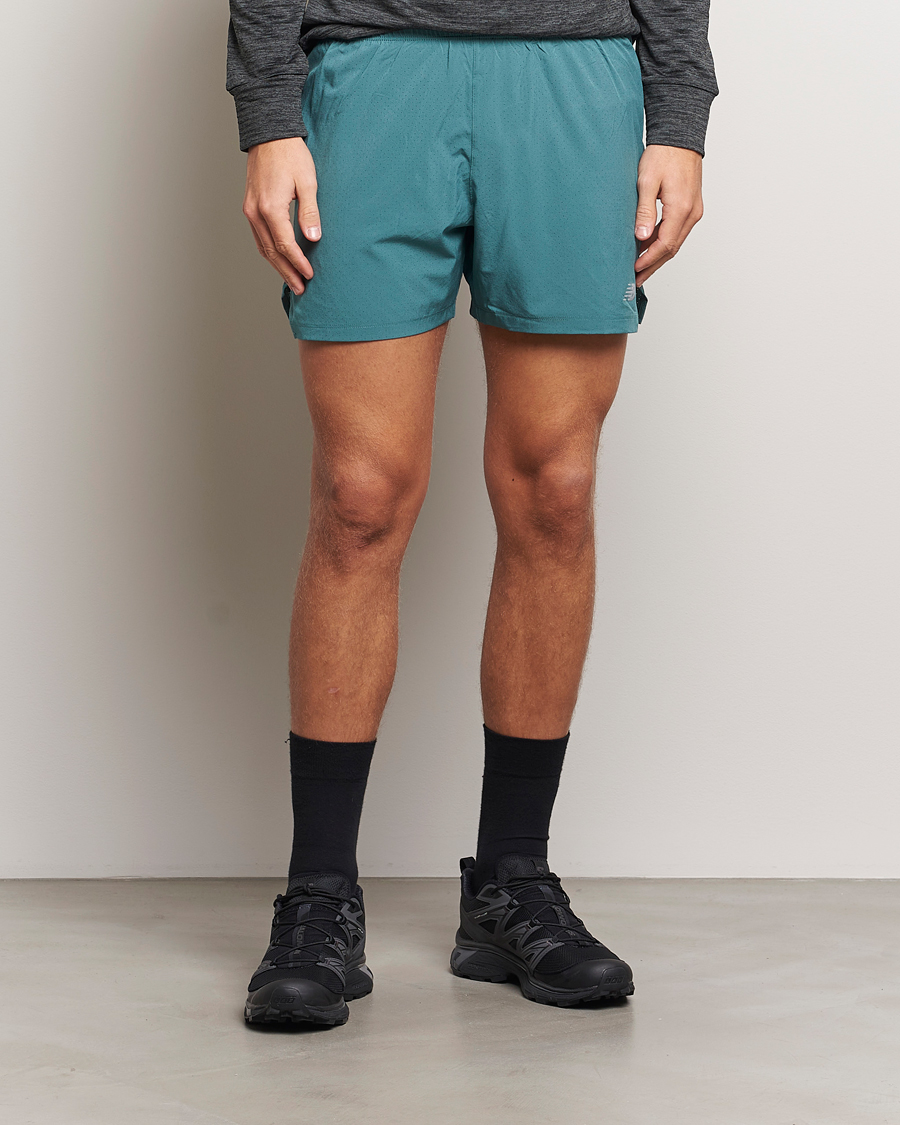 Heren | Korte broek | New Balance Running | Athletics 5 Run Shorts New Spruce