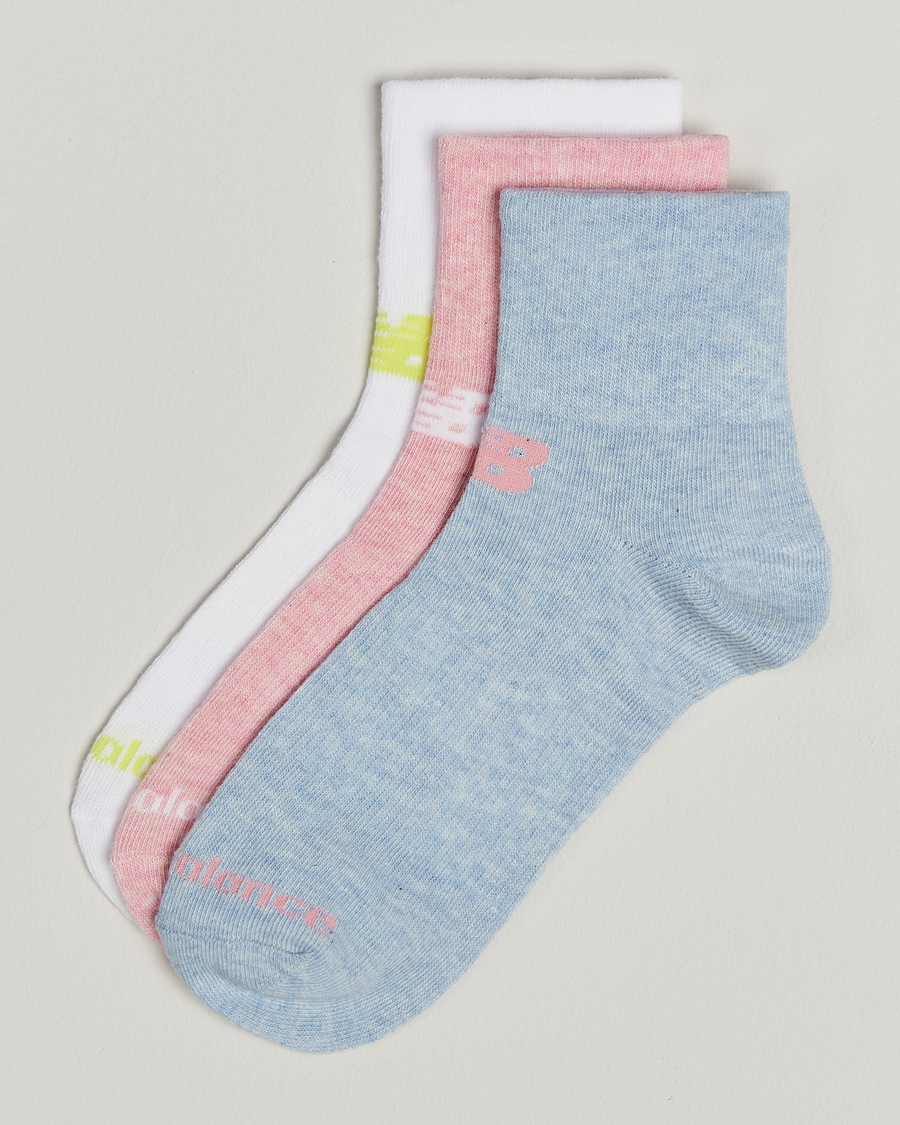 Heren | New Balance Running 3-Pack Performance Cotton Socks Multi | New Balance Running | 3-Pack Performance Cotton Socks Multi