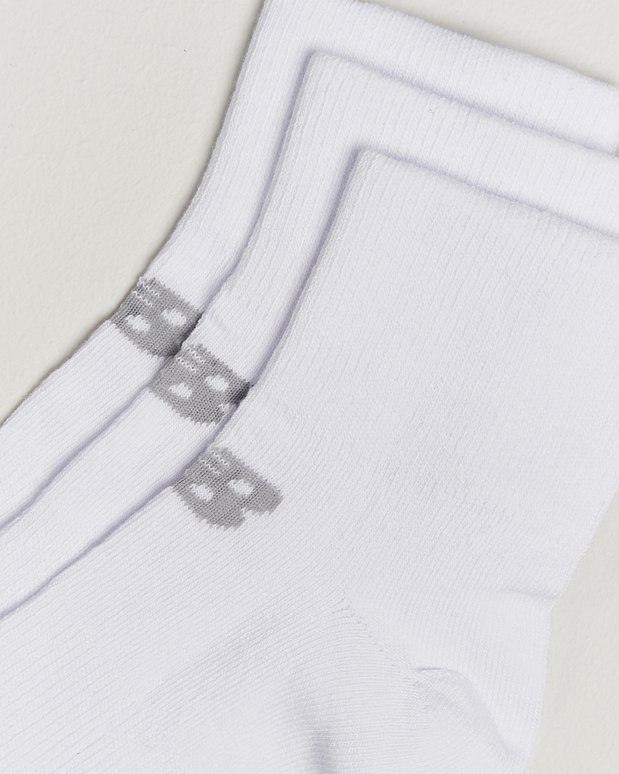 Heren | New Balance Running 3-Pack Performance Cotton Socks White | New Balance Running | 3-Pack Performance Cotton Socks White