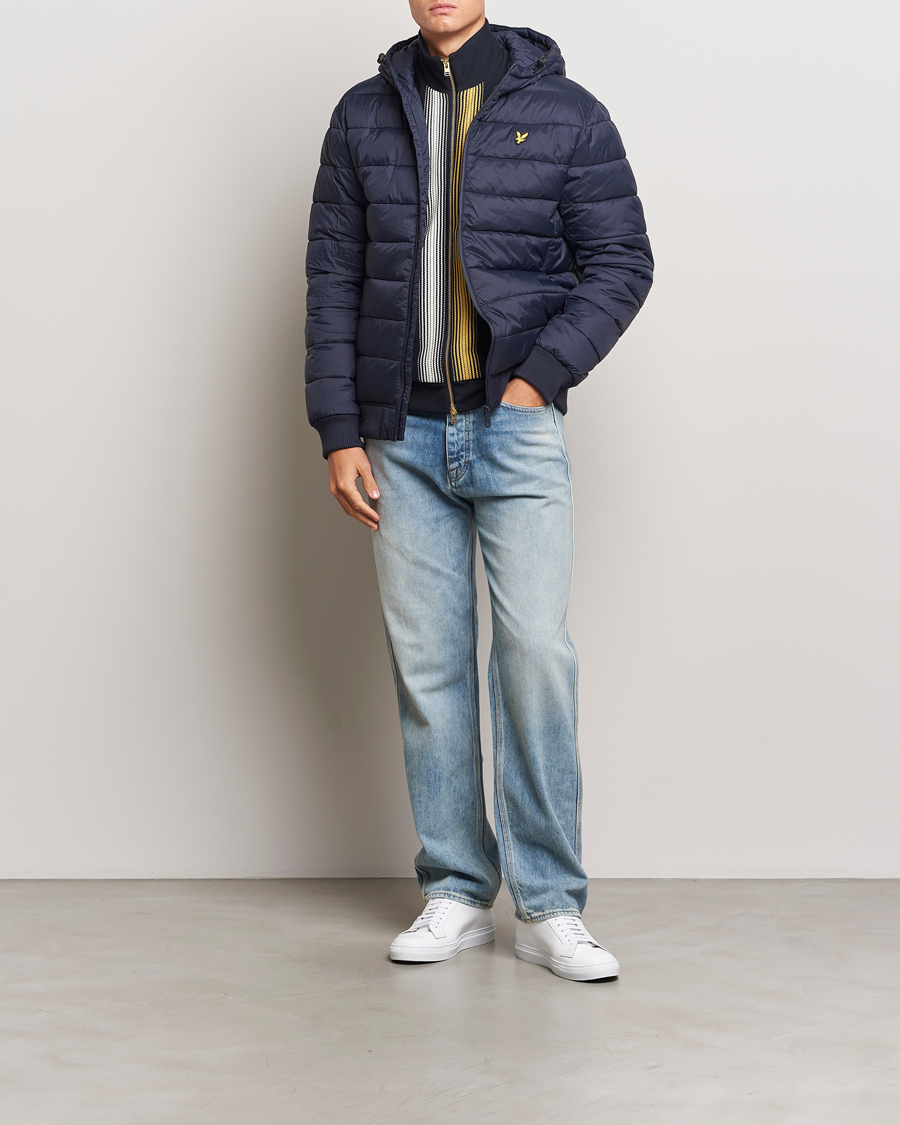 Heren | Jassen | Lyle & Scott | Wadded Hooded Jacket Dark Navy