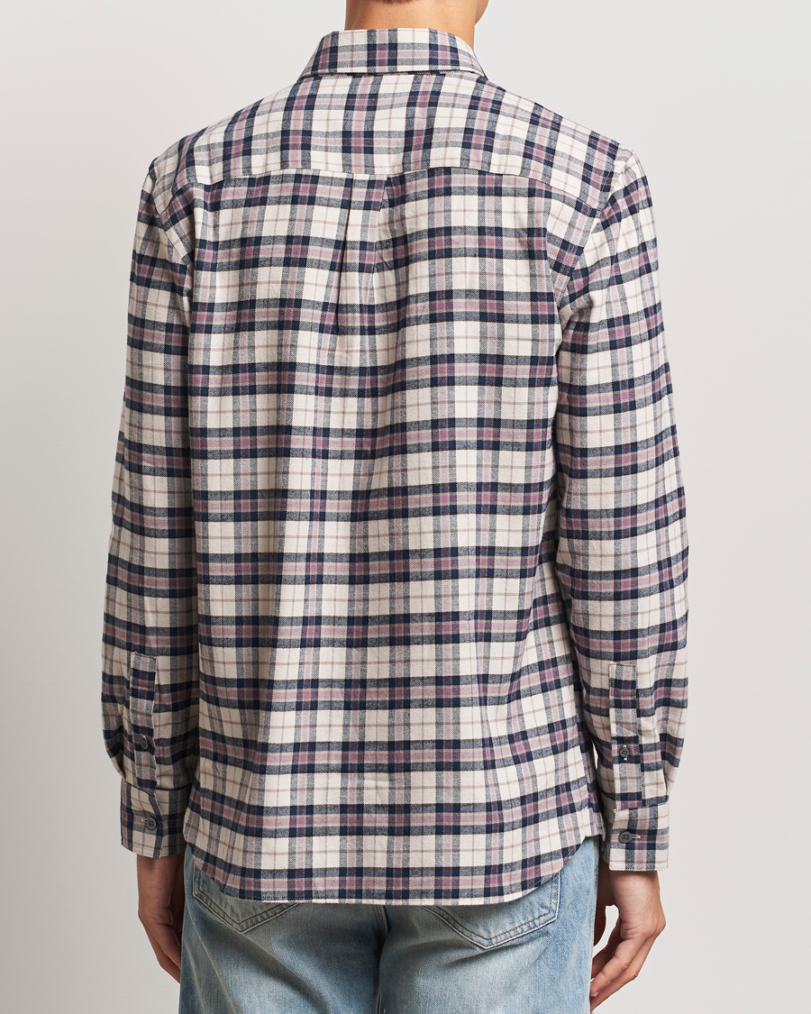 Heren | Overhemden | Lyle & Scott | Checked Flannel Shirt Dark Navy