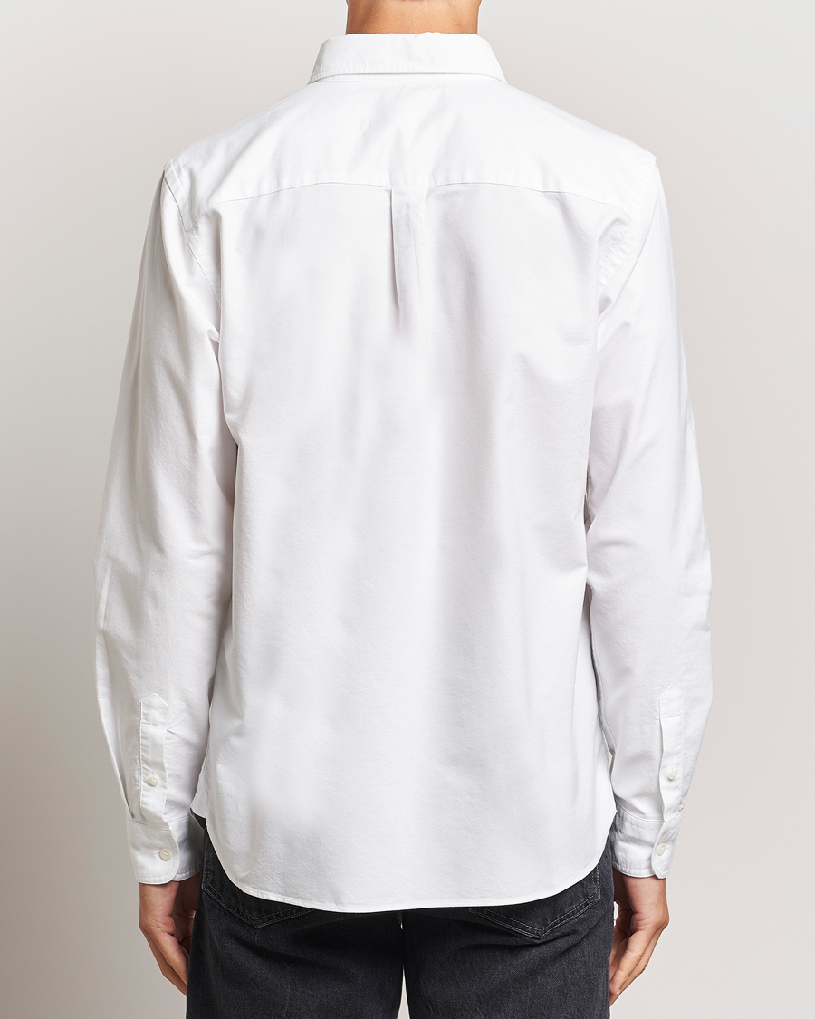 Heren | Overhemden | Lyle & Scott | Tonal Eagle Plain Oxford Shirt White
