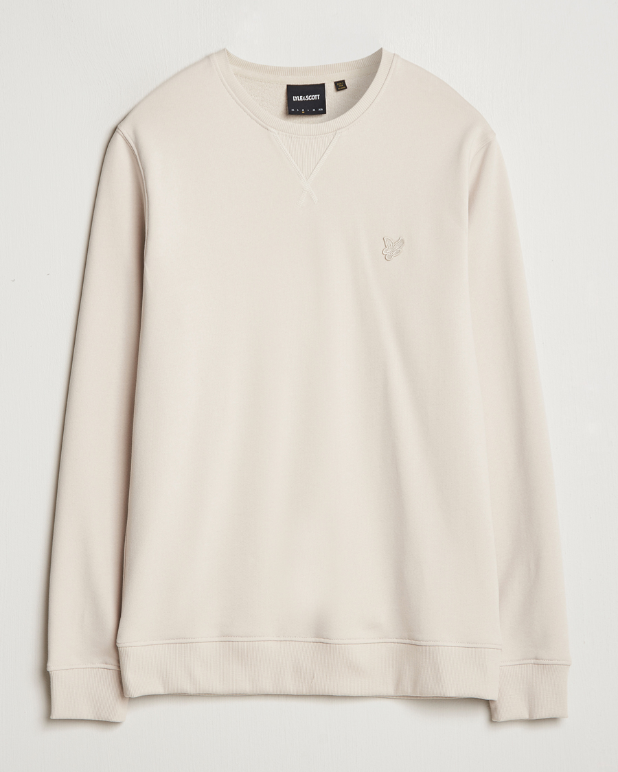 Heren | Truien | Lyle & Scott | Tonal Eagle Crew Neck Sweatshirt Cove