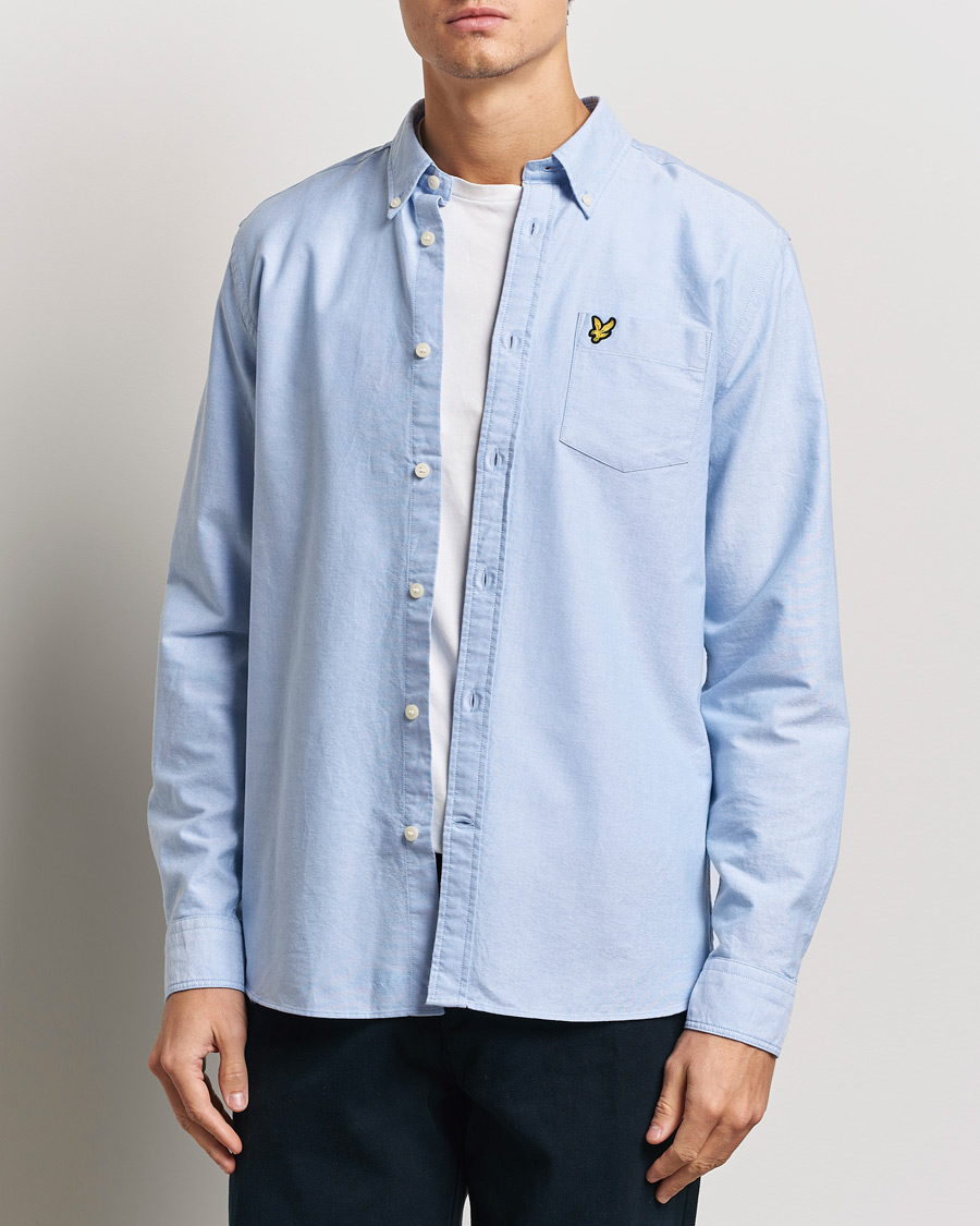 Heren | Overhemden | Lyle & Scott | Lightweight Oxford Shirt Riviera Blue