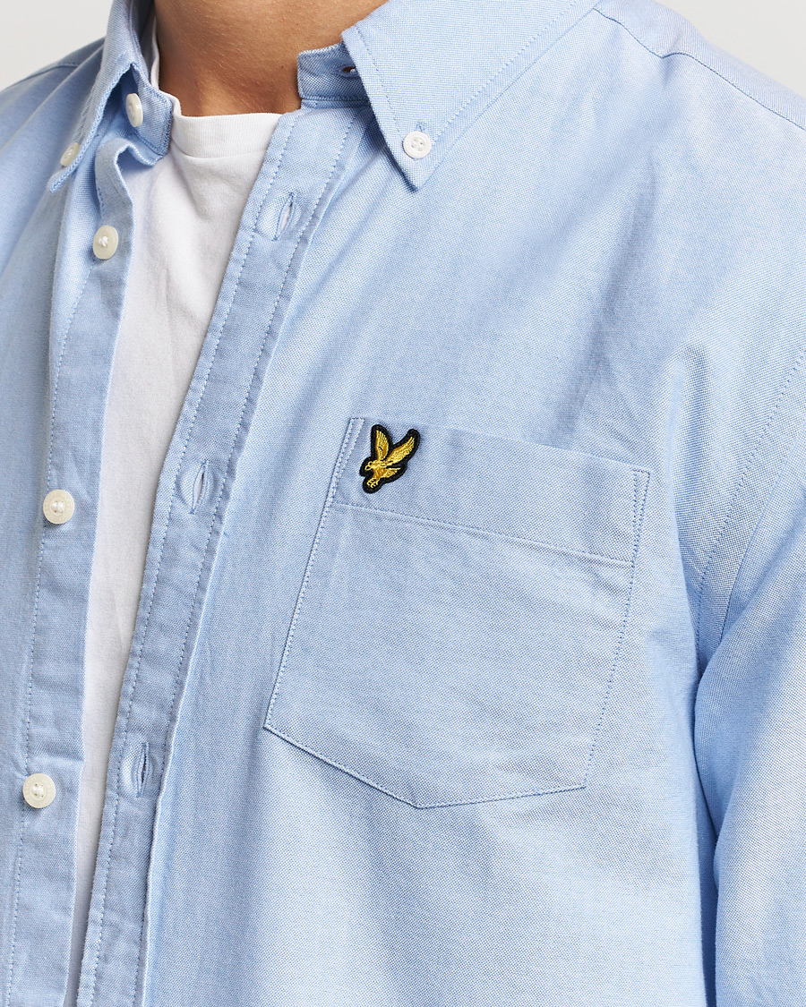 Heren | Overhemden | Lyle & Scott | Lightweight Oxford Shirt Riviera Blue