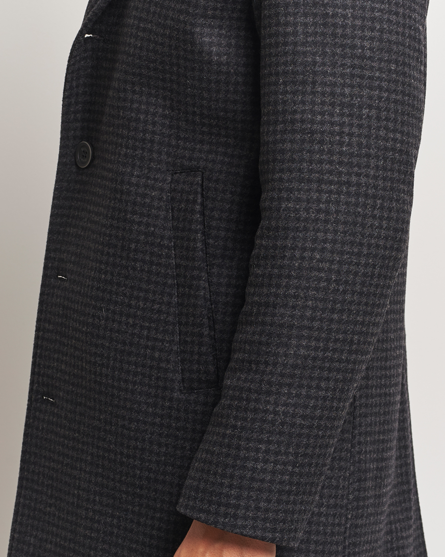 Heren | Jassen | Herno | Wool Zip Coat Charcoal