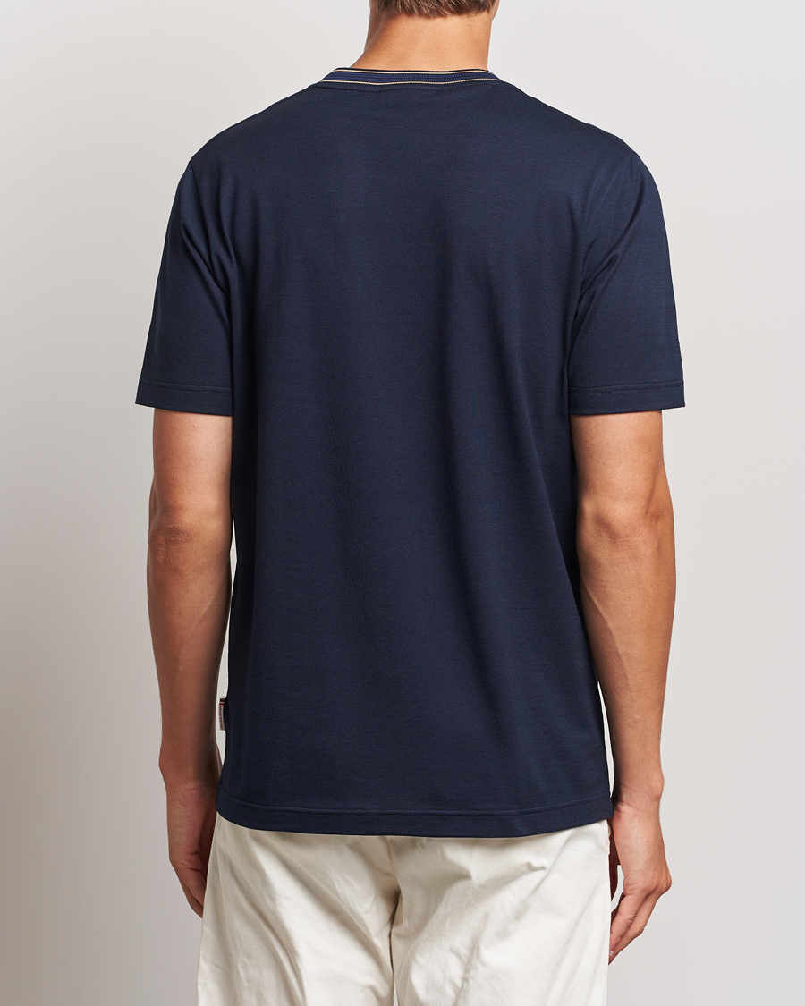 Heren | T-shirts | Orlebar Brown | OB Standard Ribbon Tipping T-Shirt Night Iris