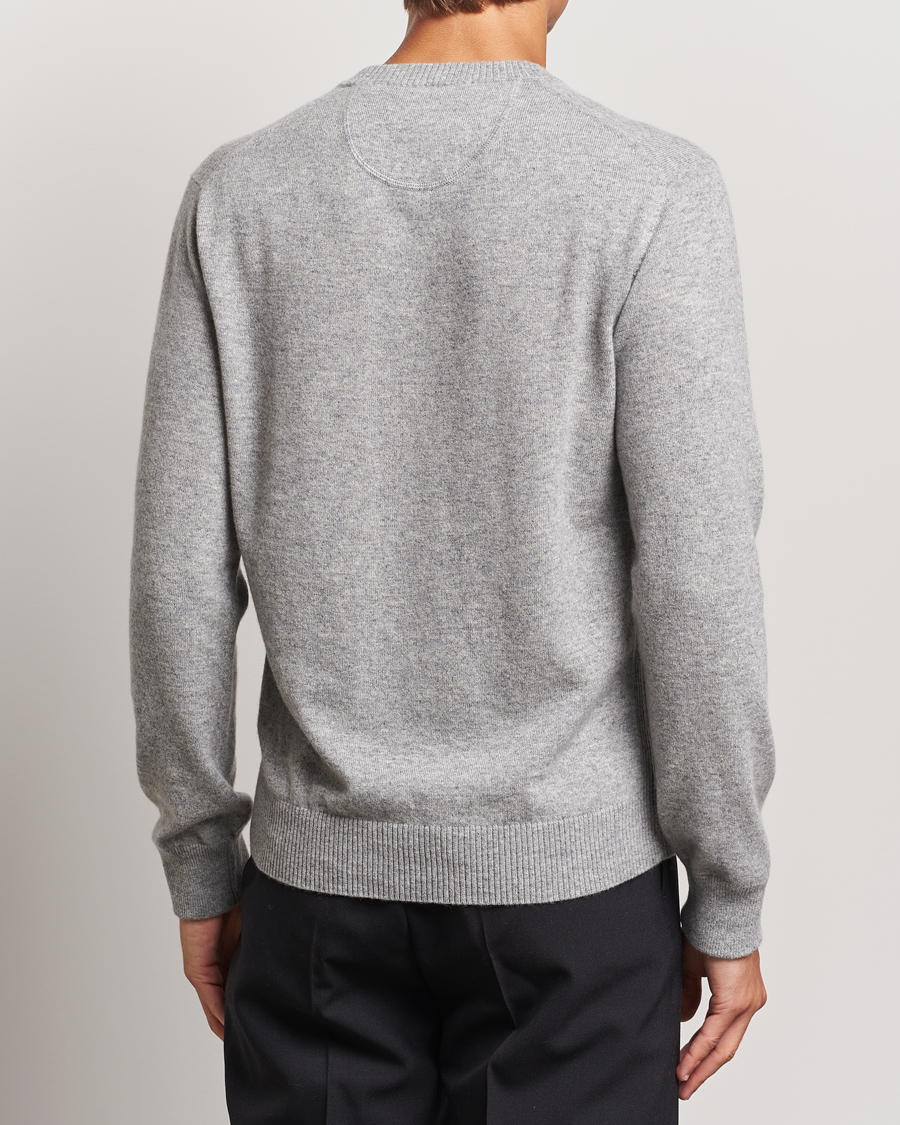 Heren | Truien | Orlebar Brown | Levar Cashmere Crewneck Oyster Grey
