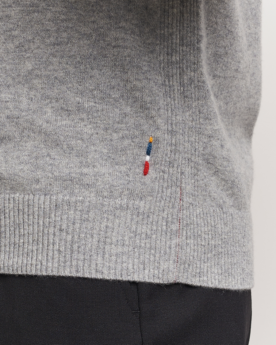 Heren | Truien | Orlebar Brown | Levar Cashmere Crewneck Oyster Grey
