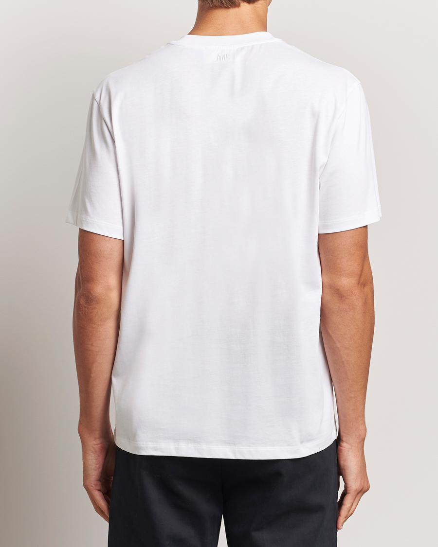 Heren | T-shirts | AMI | Heart Logo T-Shirt White