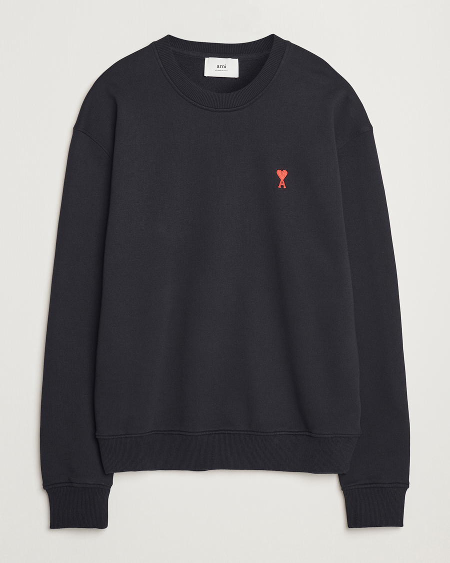 Heren | Truien | AMI | Heart Logo Sweatshirt Black