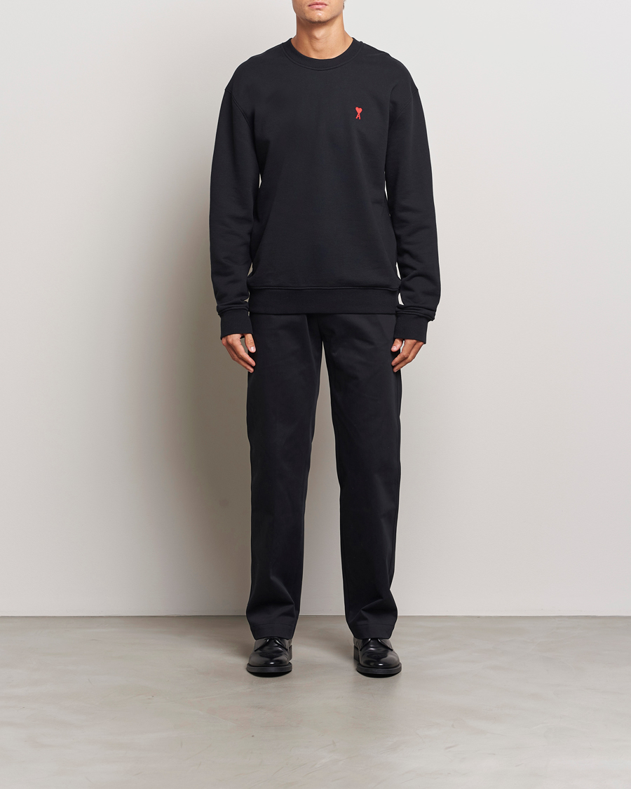 Heren | Truien | AMI | Heart Logo Sweatshirt Black