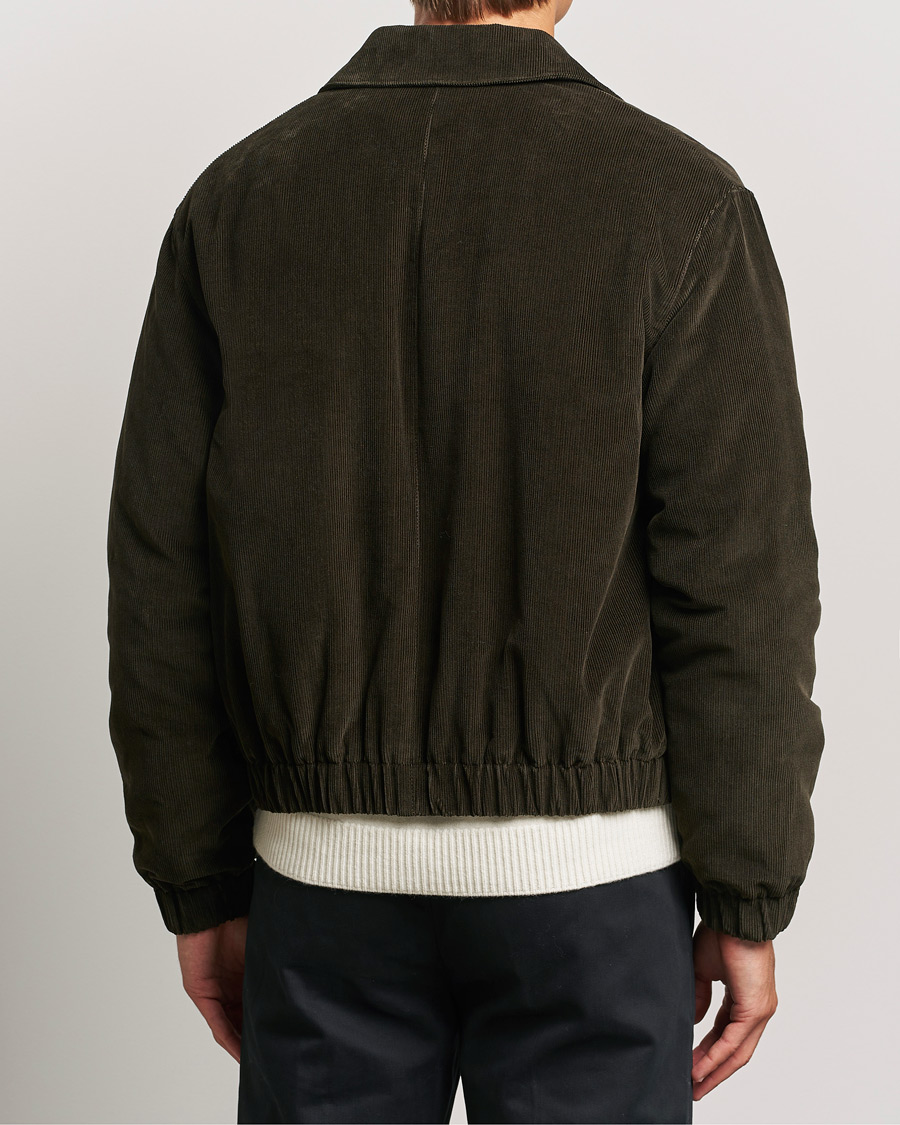 Heren | Jassen | AMI | Light Padded Corduroy Jacket Dark Coffee