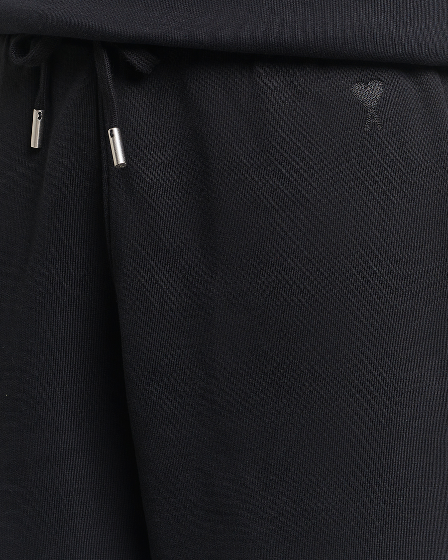 Heren | Broeken | AMI | Tonal Heart Logo Sweatpants Black