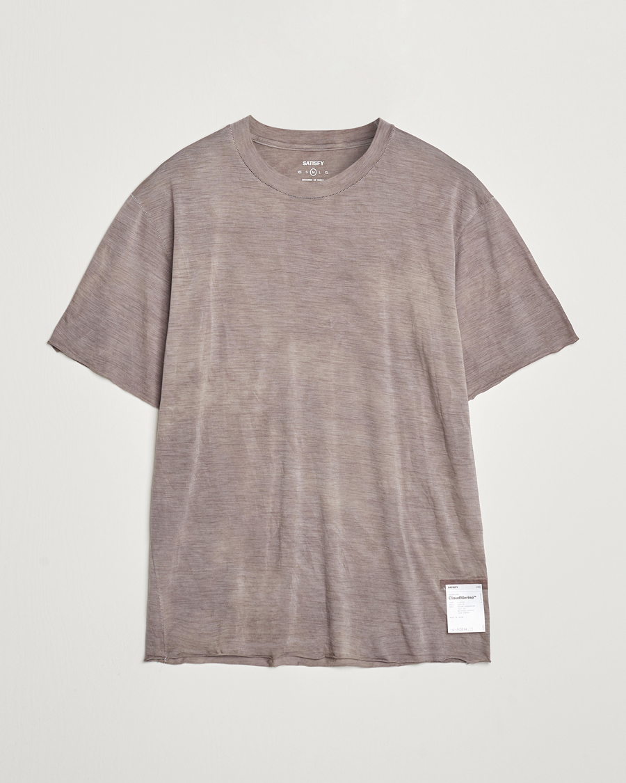 Heren | T-shirts | Satisfy | CloudMerino T-Shirt Sun Bleached Fallen Rock