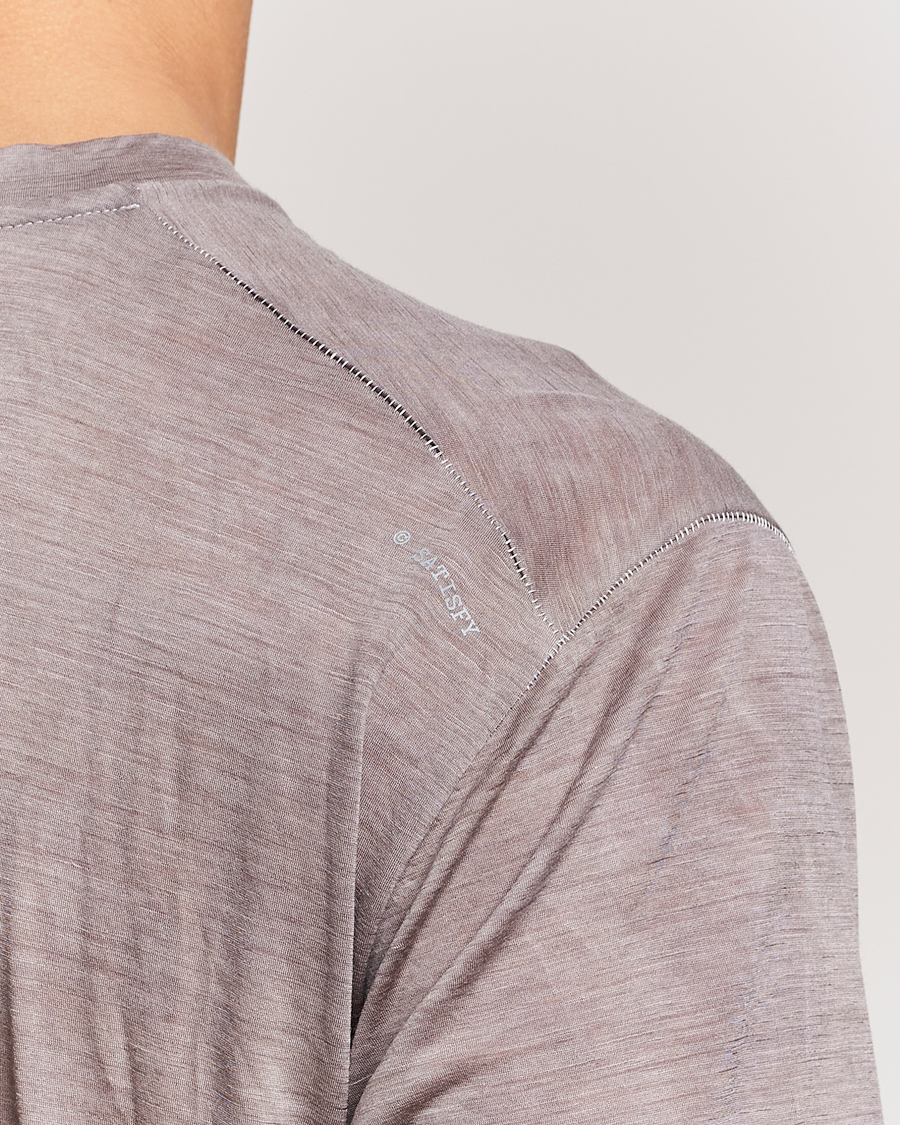 Heren | T-shirts | Satisfy | CloudMerino T-Shirt Sun Bleached Fallen Rock