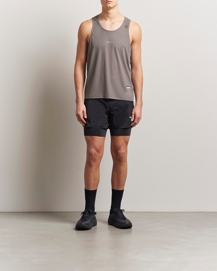 Heren | Korte broek | Satisfy | TechSilk 8 Inch Shorts Black